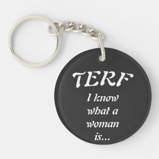 TERF - Vrouw Sleutelhanger (Voorkant)