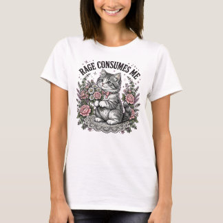 Tergendheid Verteert Me Grappige Katten T-shirt |