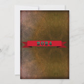 Teri K Aangepaste Voetbal Uitnodiging Kerst (Achterkant)