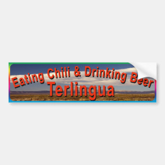 Terlingua Eating Chili Bumpersticker