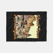 Terlingua Ghost Town Texas Een unieke vakantie Fleece Deken (Voorkant (Horizontaal))