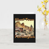 Terlingua Ghost Town Texas Een unieke vakantie Kaart (Gele Bloem)