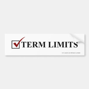 Term Limiet, Stemper Bumpersticker