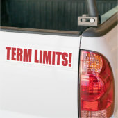 Term Limits NU! Bumpersticker (Op Truck)
