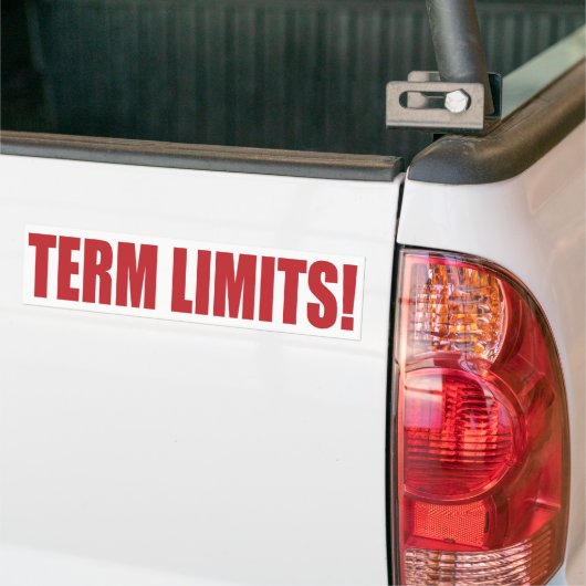 Term Limits NU! Bumpersticker (Op Truck)