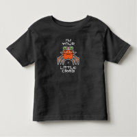 Term van inspanning (kleine krab) v3 peuter t-shir