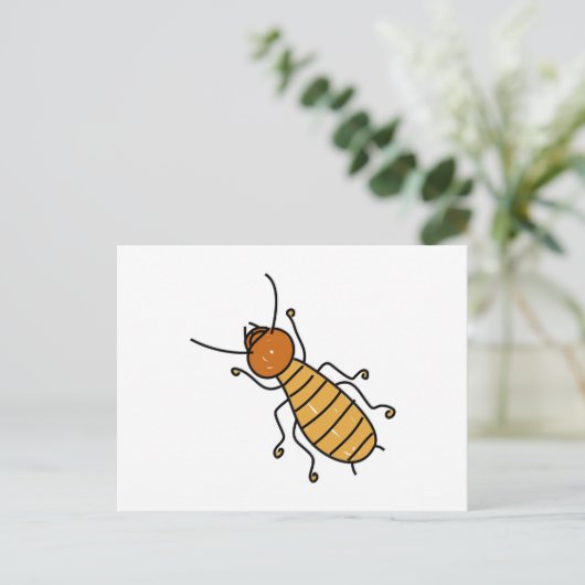 termiet briefkaart (Staand voorkant)