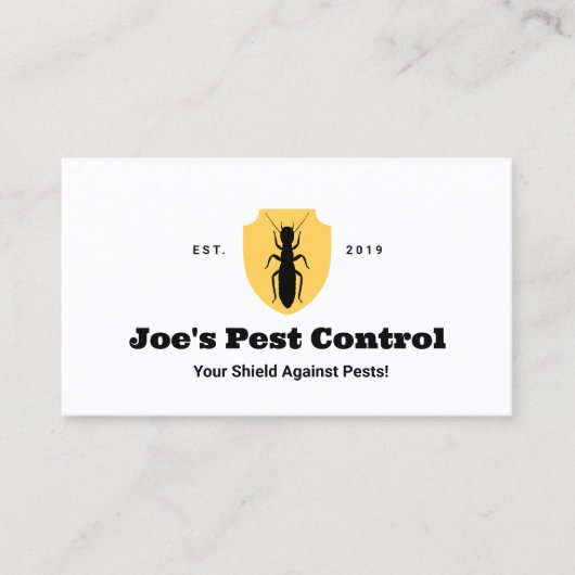 termiet ongediertebestrijding uitroeier visitekaartje (Voorkant)