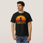 Termiet  Retro Sunset Silhouet T-shirt (Voorkant volledig)