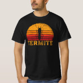 Termiet Retro Sunset Silhouet T-shirt (Voorkant)