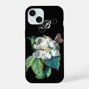 TERMIJN OP HET WITTE STROOM, MONOGRAM VOOR DE MONO iPhone 15 HOESJE