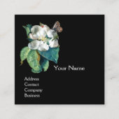 TERMIJN OP HET WITTE STROOM, MONOGRAM VOOR DE MONO VIERKANTE VISITEKAARTJE (Voorkant)