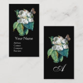 TERMIJN OP HET WITTE STROOM, MONOGRAM VOOR DE MONO VISITEKAARTJE (Voorkant / Achterkant)