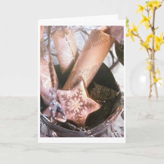 TERMIJN VAN HET JAAR **U* CHRISTMAS KAART (Gele Bloem)