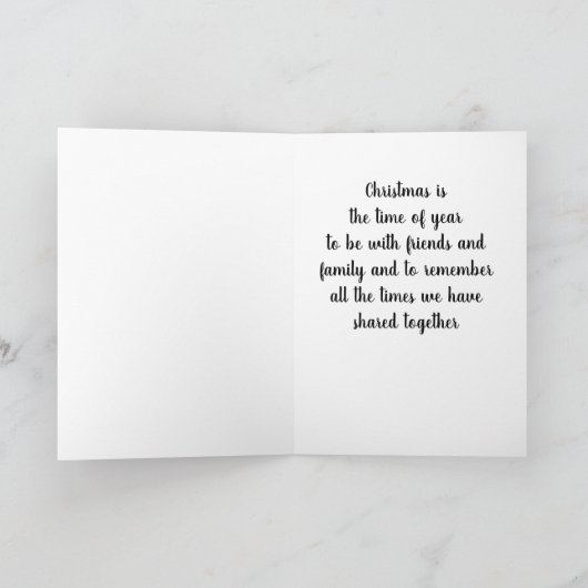 TERMIJN VAN HET JAAR **U* CHRISTMAS KAART (Binnen)