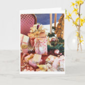 TERMIJN VAN HET JAAR **U* CHRISTMAS KAART (Gele Bloem)