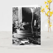 TERMIJN VAN HET JAAR **U* CHRISTMAS KAART (Gele Bloem)