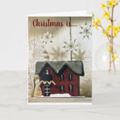 TERMIJN VAN HET JAAR **U* CHRISTMAS KAART (Gele Bloem)