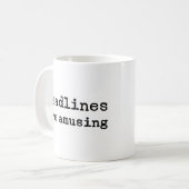 termijnen amuseren koffiemok (Voorkant links)