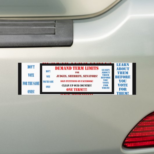 TERMIJNEN Bumpersticker (Op auto)
