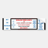 TERMIJNEN Bumpersticker (Voorkant)