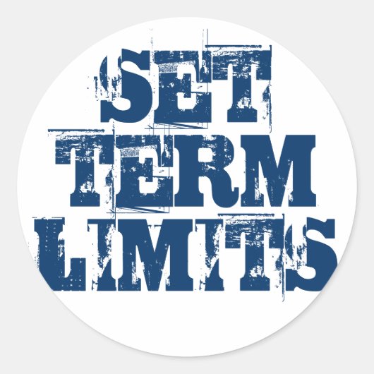 TERMIJNLIMIETEN INSTELLEN RONDE STICKER (Voorkant)