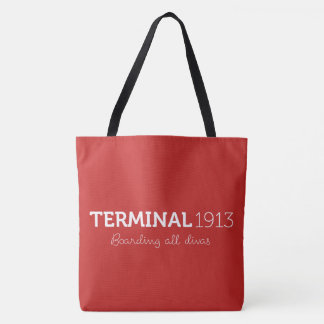 Terminal 1913 Groot rood Tas