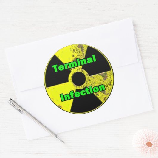 Terminal Infection Radiation sticker Ontwerp (Envelop)