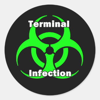 Terminal Infection sticker Ontwerp