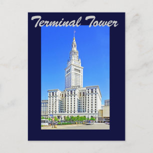 Terminal Tower, Cleveland, Ohio, VS Briefkaart