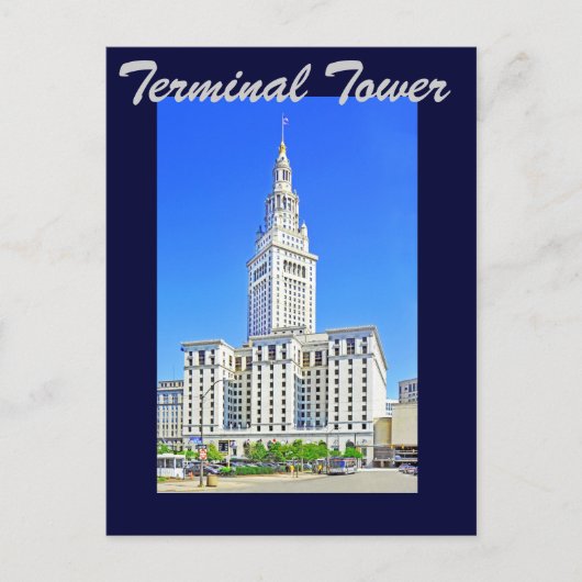 Terminal Tower, Cleveland, Ohio, VS Briefkaart (Voorkant)