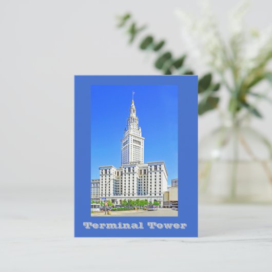 Terminal Tower, Cleveland, Ohio, VS Briefkaart (Staand voorkant)