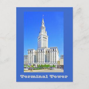 Terminal Tower, Cleveland, Ohio, VS Briefkaart