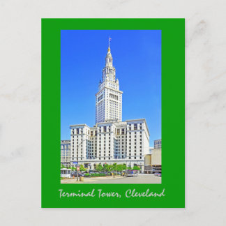 Terminal Tower, Cleveland, Ohio, VS Briefkaart