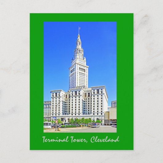 Terminal Tower, Cleveland, Ohio, VS Briefkaart (Voorkant)