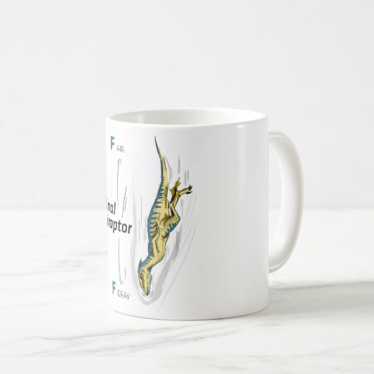 Terminal Velociraptor Koffiemok (Voorkant rechts)