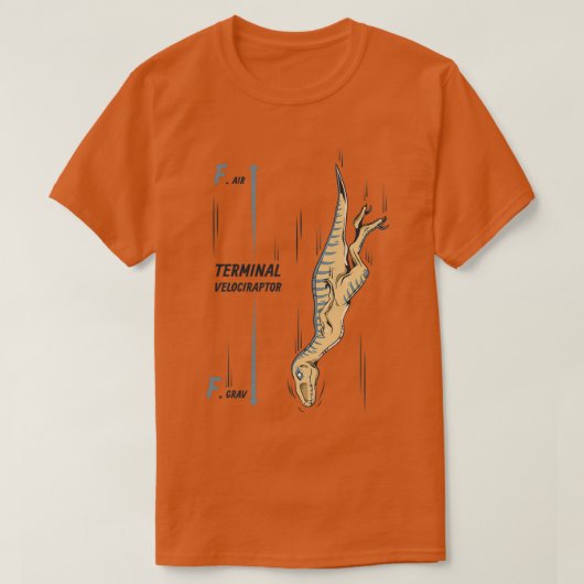 Terminal Velociraptor T-shirt (Design voorkant)