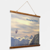 Terminal Velocity Peregrine Falcon Hangend Wandkleed (Gebogen)