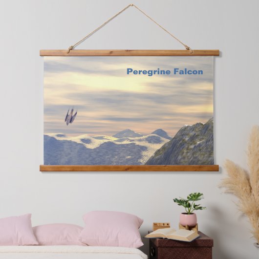 Terminal Velocity Peregrine Falcon Hangend Wandkleed (Slaapkamer)