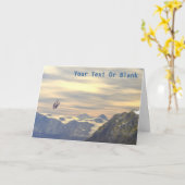 Terminal Velocity Peregrine Falcon Kaart (Gele Bloem)