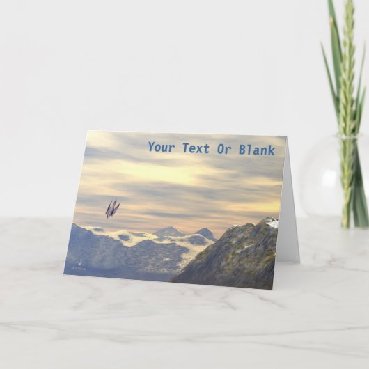 Terminal Velocity Peregrine Falcon Kaart (Voorkant)