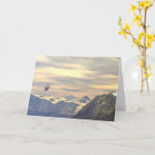 Terminal Velocity Peregrine Falcon Kaart (Gele Bloem)