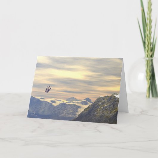 Terminal Velocity Peregrine Falcon Kaart (Voorkant)