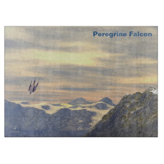 Terminal Velocity Peregrine Falcon Snijplank (Voorkant)