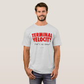 Terminal Velocity Skydiver T-shirt (Voorkant volledig)