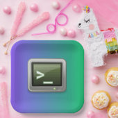 terminal voor papieren Borden Papieren Bordje (Feest)