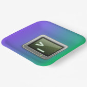 terminal voor papieren Borden Papieren Bordje (Gebogen)