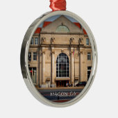 TERMINALE STAAT - Macon, Georgië Metalen Ornament (Rechts)