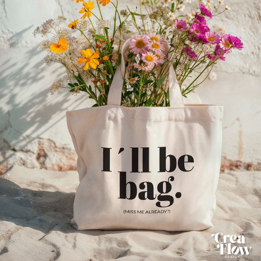 Terminator-geïnspireerde Tas - 'I'll Be Bag' Punny