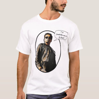 Terminator olie geschilderd t-shirt